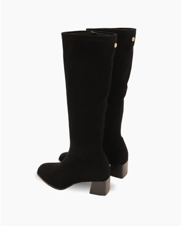 BOTA STRECH ULTRASUEDE NEGRO