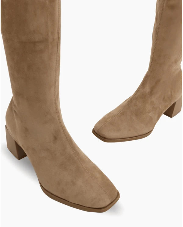 BOTA STRECH ULTRASUEDE BEIG