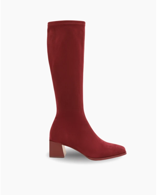 BOTA STRECH ULTRASUEDE BURDEOS