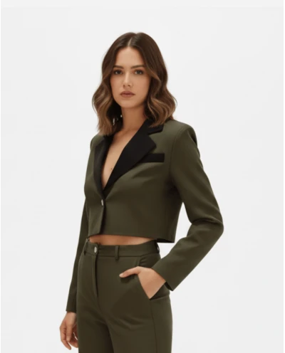 AMERICANA TORERA CREP KAKI 2