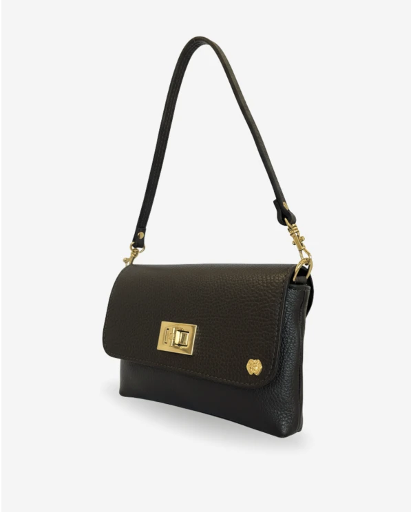 BANDOLERA PIEL MARRON