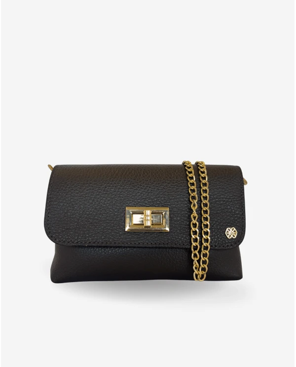 BANDOLERA PIEL MARRON