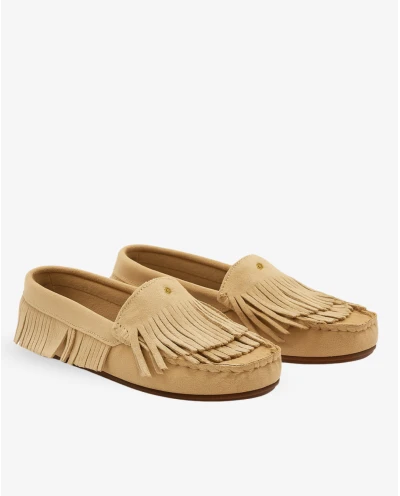 MOCASÍN FLECOS SERRAJE ARENA 2