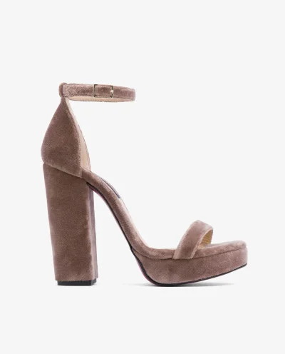 SANDALIA MÁLAGA TERCIOPELO...