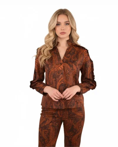 CAMISA POPELIN VOLANTES...