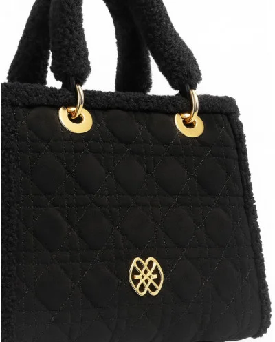 BOLSO PQ ULTRASUEDE NEGRO... 2