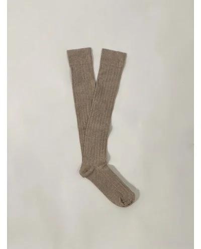 CALCETINES ALTOS BEIGE