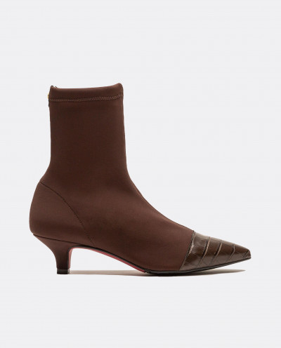 BOTIN LICRA STRECH MARRON