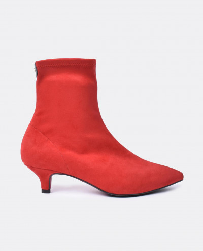 RED STRETCH ULTRASUEDE LOW...
