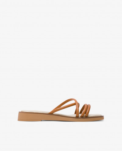 NAPPA LEATHER STRAP SANDAL