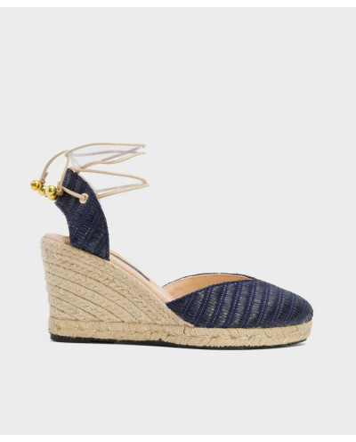 BLUE RAFFIA CONIL ESPADRILL